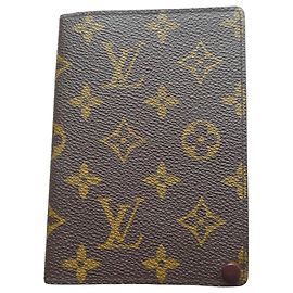 Louis Vuitton Monogram Brown Card Holder Wallet Brown Monogram