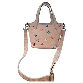 Jc De Castelbajac Castelbajac Sac Cabas en Cuir Multicolore Blanc Multicolore