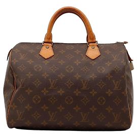 Bolsa Louis Vuitton Speedy 30 Monogram Canvas Marrom