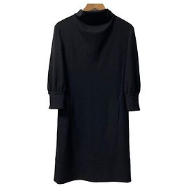 Autre Marque Agnona Back Zip Dress Black