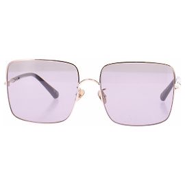 Nina Ricci Square Sunglasses Purple Metal Purple