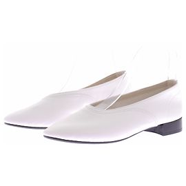Sapatilhas Repetto Olympe de pele brancas tamanho 37 Branco