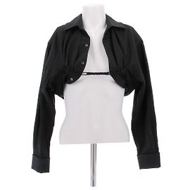 Jacquemus Machou Hemd schwarz Baumwolle Schwarz