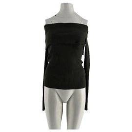 Autre Marque Top a maniche lunghe e spalle scoperte Cachi