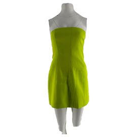 Autre Marque Robe en crêpe verte MESHKI Vert