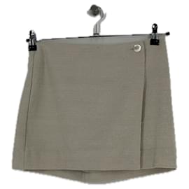 Falda de algodón beige Staud Beige