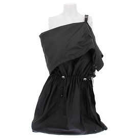 Dior Robe noire en polyester Black