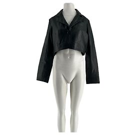 Autre Marque BARNEYS ORIGINALS Schwarze Lederjacke kurz Schwarz