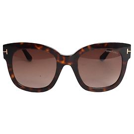 Tom Ford Brown Beatrix-02 tortoise shell sunglasses Brown