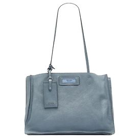 Prada Sac 2way en cuir bleu Blue Etiquette 1BG122 - taille Bleu