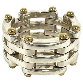 Tiffany & Co. Tiffany Gate Ring Silvery Golden