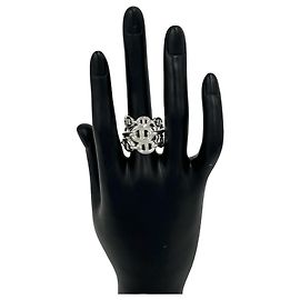 Hermès HERMES Chaine d'Ancre Enchainee GM Ring Silber
