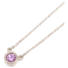 Colar Tiffany & Co. em prata 925 e safira Prata