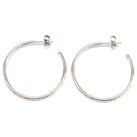 Tiffany & Co Orecchini a cerchio stretti Tiffany 925 Argento