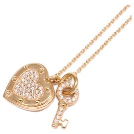 Collana Tiffany & Co. 750 Return to Love Heart Tag Key D'oro
