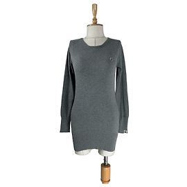 Autre Marque A Bathing Ape Pull à col rond en coton gris Gris