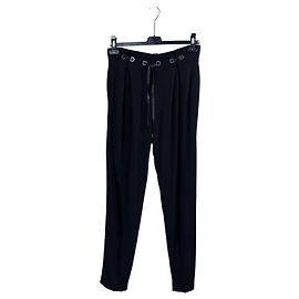 Plein Sud Hose aus Viskosemischung Schwarz Schwarz