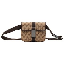 Gucci Beige GG Canvas Belt Bag Beige