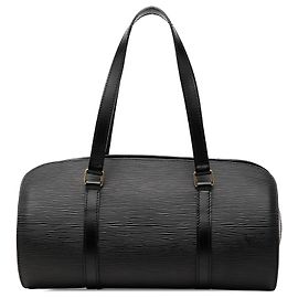 Louis Vuitton Black Epi Soufflot Nero