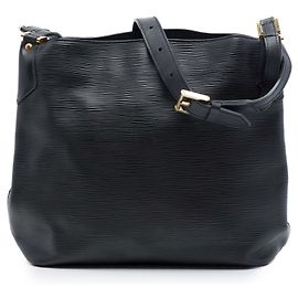 Louis Vuitton Black Epi Mandara MM Negro