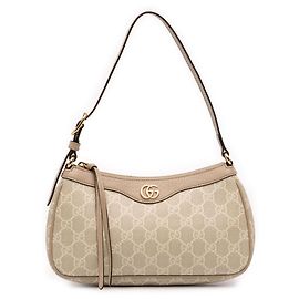 Borsa a tracolla Gucci Beige Small GG Supreme Ophidia Beige