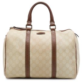 Bolsa Boston Joy GG Supreme marrom Médium da Gucci Marrom Bege