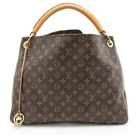 Sac à épaule Louis Vuitton Monogram Canvas Artsy MM Marron