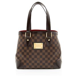 Tote Louis Vuitton Damier Ebene Hampstead PM Marrom
