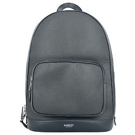 Burberry Rocco Backpack in Black Grainy Leather Black