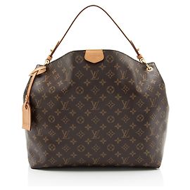 Louis Vuitton Monogram Canvas Graceful MM Hobo Marron
