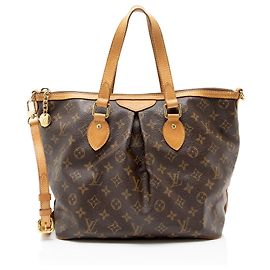 Tote Palermo PM em canvas Monogram Louis Vuitton Marrom