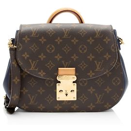 Borsa a Spalla Louis Vuitton Monogram Canvas Eden MM Blu