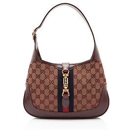 Borsa a Spalla Gucci GG Canvas Jackie 1961 Small Rosso