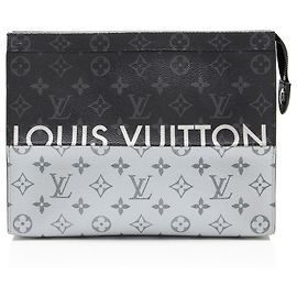 Pochette Louis Vuitton Monogram Eclipse Split Voyage MM Nero