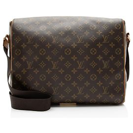 Louis Vuitton Vintage Monogram Canvas Abbesses Messenger Marrone