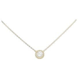 Autre Marque Collier en diamant Au750 Doré