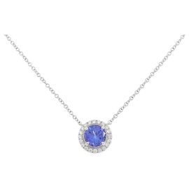 Tiffany & Co Collar Tiffany Soleste en platino Plata