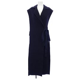 Céline Chaleco largo Celine de cachemira Azul Azul marino
