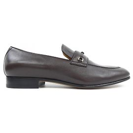 Mocassins en cuir Gucci Marron