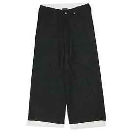 Autre Marque Omar Afridi Wool Wide Trousers Black