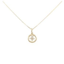 Autre Marque Collier en diamant Au750 Doré