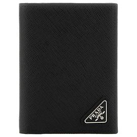 Prada Saffiano Card Case Black