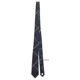 Burberry Check Silk Tie for Men Black