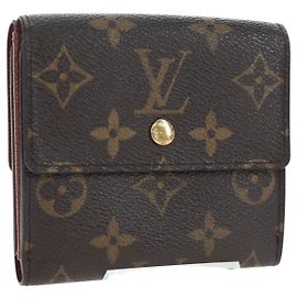 LOUIS VUITTON Monogram Porte Monnaie Bier Cartes Crdit M61652 LV Auth am12192V Monogramma