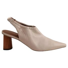 Rejina Pyo Beige Leather Heels Beige