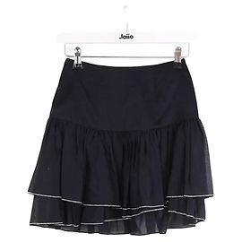Minifalda de algodón negra Alexandre Vauthier Negro