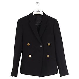 Blazer in lana nero Céline Nero