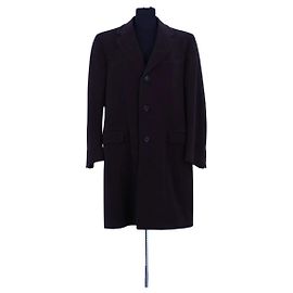 Abrigo Lanvin de lana marrón Castaño