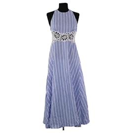 Vestido Sandro de algodón azul Azul