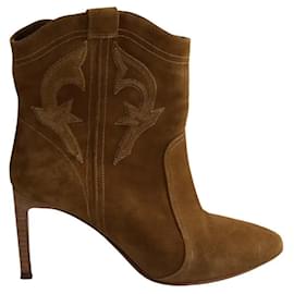 Stivaletti Ba&Sh in scamosciato camel taglia 39 Cammello